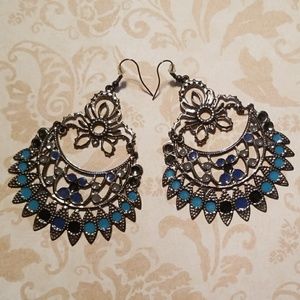 Blue & turquoise earrings